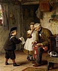 Surprise ! Paintings - Surprise for Grandfather by James Clarke Waite